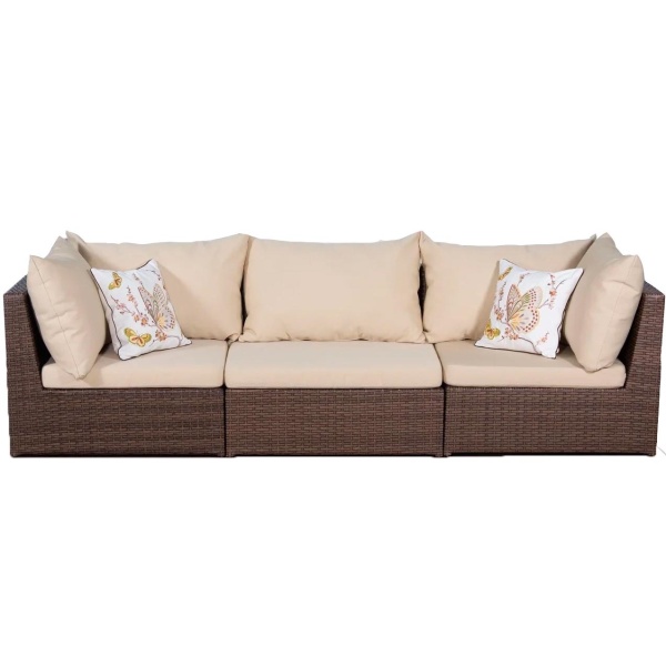 МОДУЛЬНЫЙ ДИВАН ИБИЦА С ПОДУШКАМИ жгут 30806