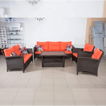 Комплект плетеной мебели ВЕНЕЦИЯ жгут 7462/7425 с подушками