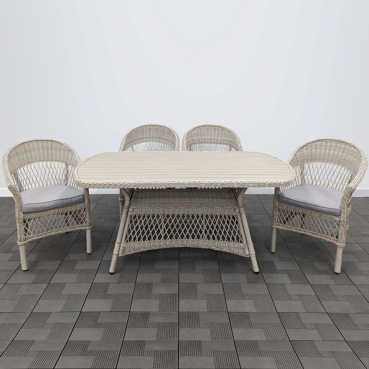 Комплект мебели Madison обеденный (4 кресла, стол 165х90)