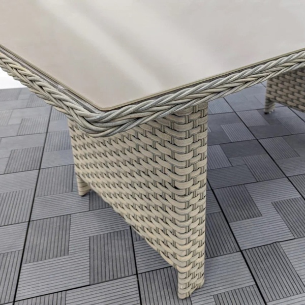 Комплект мебели БАРБАДОС (диван угловой, сундук, 2 пуфа, стол 160х90)