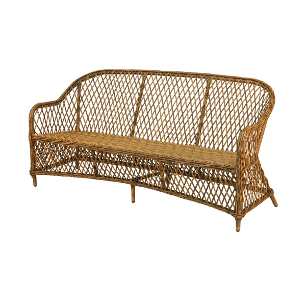 Софа трехместная "Уэльс", плетение ромб