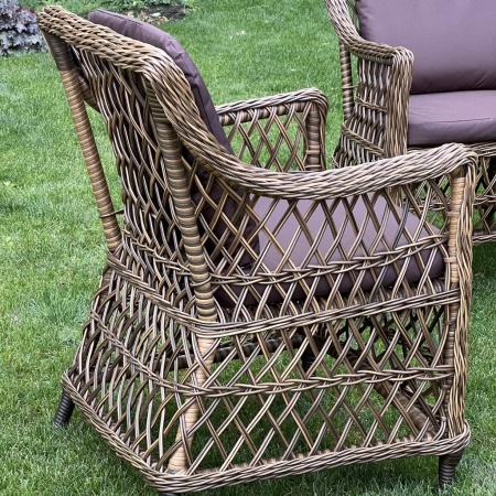 Композиция Марсель/Милан (стол 160 см + 6 кресел с подушками)