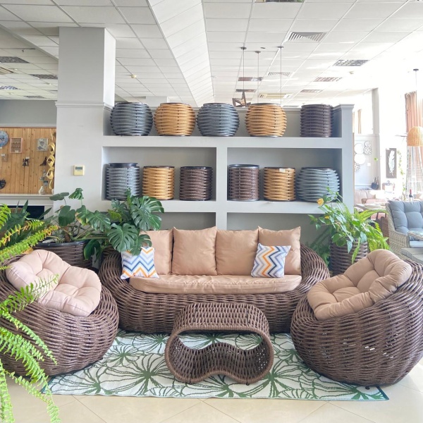 Комплект мебели из полимерной лозы Nest