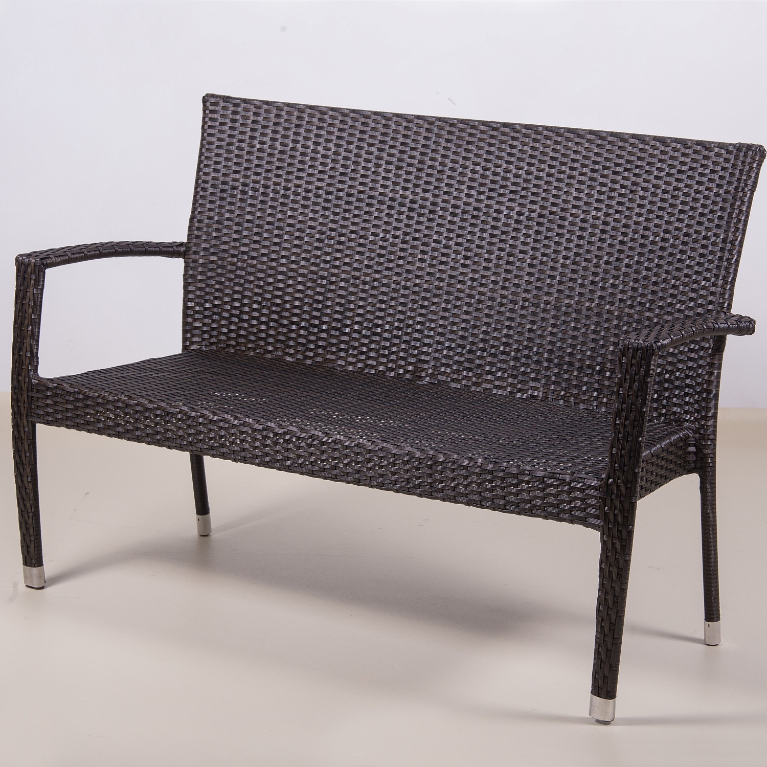 ПЛЕТЕНАЯ ЛАВКА БАЛИ 2х МЕСТНАЯ С ПОДУШКОЙ