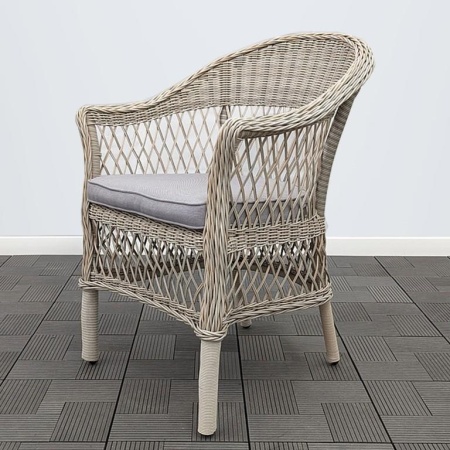 Комплект мебели Madison обеденный (стол+6 кресел) серый