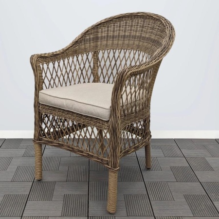 Комплект мебели Madison обеденный (4 кресла, стол 165х90) коричневый