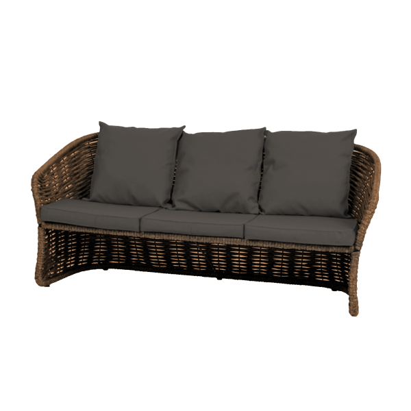 Диван плетёный DeckWOOD Nova тройной