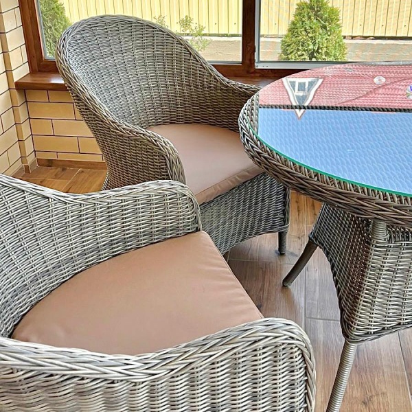 Композиция мебели Уэльс/Милан с круглым столом 100 см