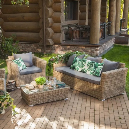 Комплект из искусственного ротанга Скарлетт с 3х-местным диваном