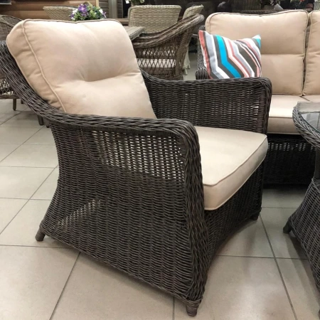 Комплект плетеной мебели Корфу лаунж с трехместным диваном