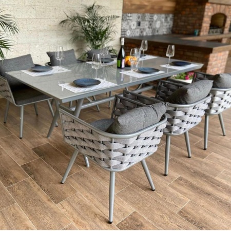 Комплект мебели Berlin (стол обеденный+6 кресел)