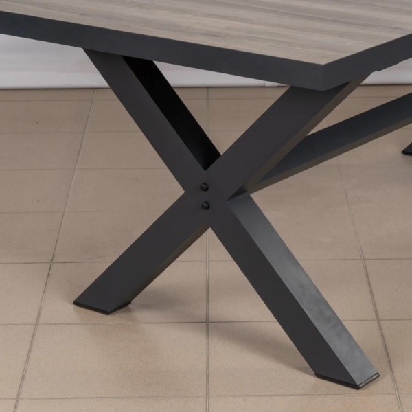 Комплект плетеной мебели КАРЕЛИЯ (НЕраздвижной стол) жгут CH-OL 1210 с подушками ткань 14817