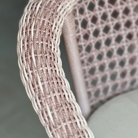 Комплект плетеной мебели Dagni на 8 персон со столом 160 см без подушек кап