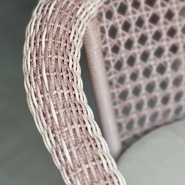 Комплект плетеной мебели Dagni на 8 персон со столом 160 см без подушек кап