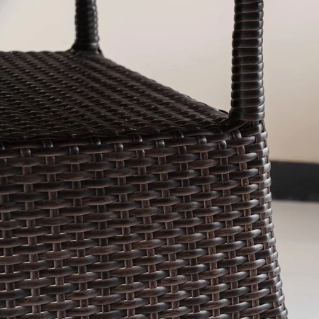 Комплект плетеной мебели Милан со столом 130 см, цвет: мокко