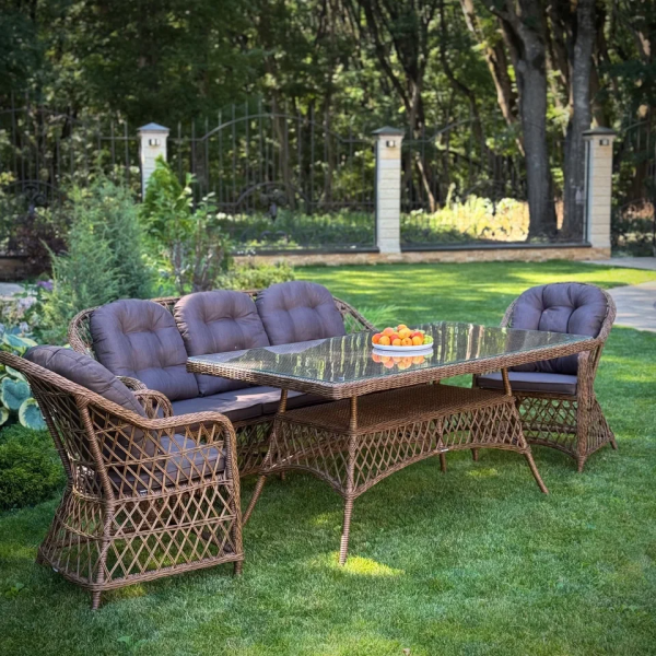 Комплект "Уэльс" с прямоугольным столом 