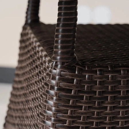 Комплект плетеной мебели Милан со столом 130 см, цвет: мокко