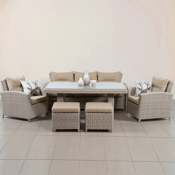 Комплект плетеной мебели Сан-Марино с подушками 9677