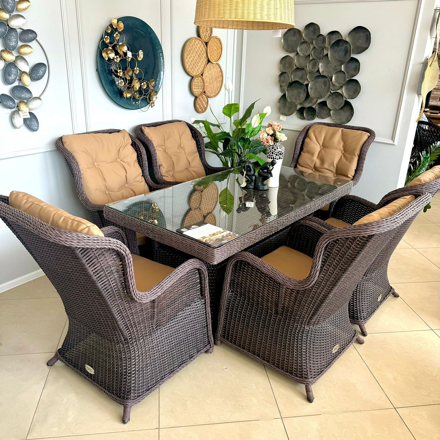 Комплект плетеной мебели Валенсия-7