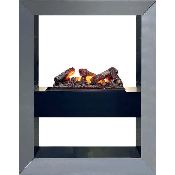 Каминокомплект Boxx - Серый графит с очагом Cassette