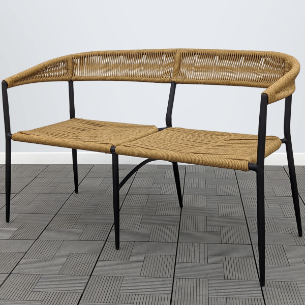 Скамья 2-х местная МАЙЯ жгут 32807 каркас 9005