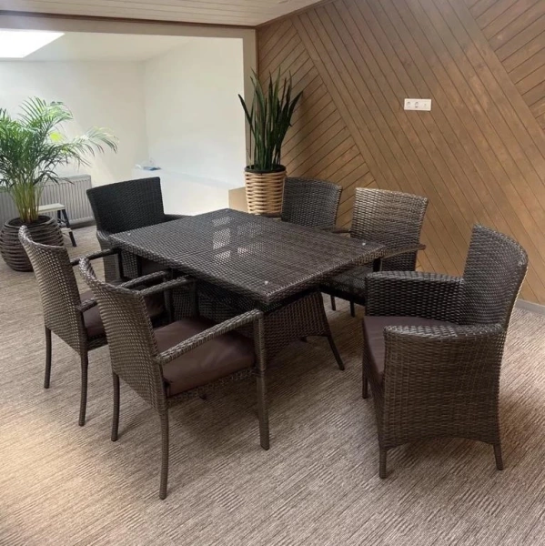 Композиция плетеной мебели Милан/Флоренция, цвет:мокко