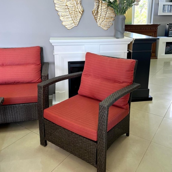 Комплект плетеной мебели ВЕНЕЦИЯ (комплектация: 3х-местный диван, 2 кресла, стол)