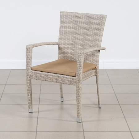 Композиция плетеной мебели БАЛИ/КРИТ (стол, 4 кресла и лавка) 9677