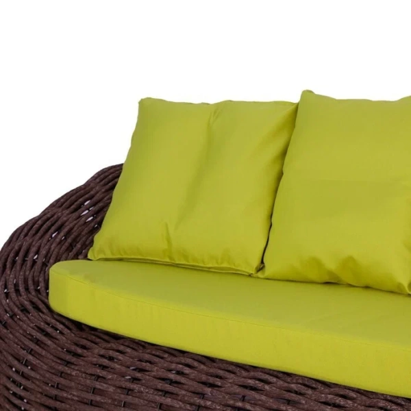 Диван плетеный DeckWOOD Nest (коричневый)