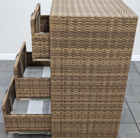 Буфет-2 одинарный 3 ящика жгут 31850