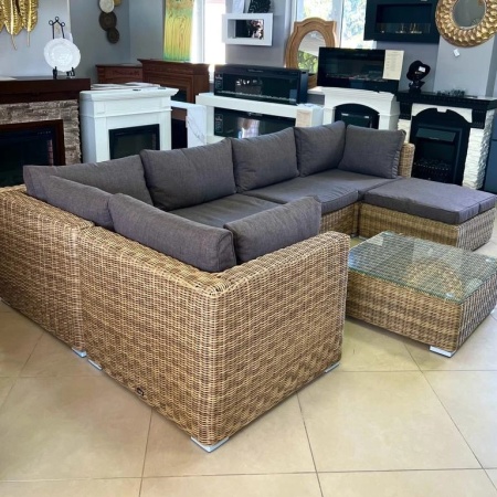 Комплект из искусственного ротанга Манчестер, цвет: соломенный