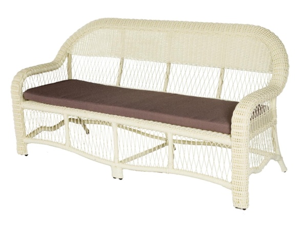 SEVILLA софа 3-х местная белая